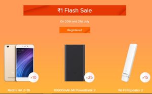 Xiaomi Mi India Rs.1 Flash Sale- Buy Redmi 4A, Redmi 4 In Just Rs.1 
