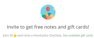 (*LOOT*) ONECLASS-INVITE YOUR FRIEND AND GET FREE AMAZON GIFT VOUCHERS-OCT'15