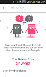 [**LOOT**] IBIBO RYDE - GET RS.100 RIDE ON SIGN UP AND REFER & EARN (BANK transferable)-Nov'15