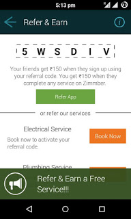 (*MAHA*) Zimmber Loot -Rs.150 on Sign Up and Rs.150 per Refer-Dec'15