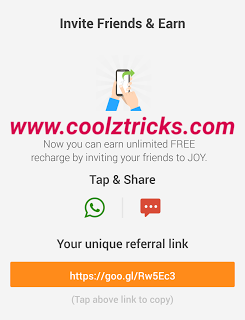 (*DOSTI DAY SPECIAL*) FREE RECHARGE GIVEAWAY + JOY FREE RECHARGE APP