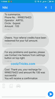 (*Big*)Niki Easy Recharge App : Refer And Earn Upto Rs.100 Recharge-Jan'16
