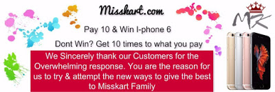 {*FREEBIE*} MISSKART APP OFFER-WIN ASSURED REWARDS LIKE IPHONE 6-JAN'16