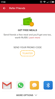 [*Food Loot*] Zomato app TRICK-refer and earn Jan'16