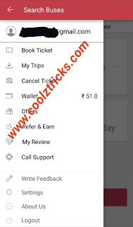 REDBUS APP {*LOOT*} TRICK-REFER AND EARN-MAR'16