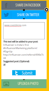 (*COOL*) INFLUENZER REFER & EARN RS.5000 AMAZON GIFT VOUCHER+UNLIMITED TRICK-MAR'16