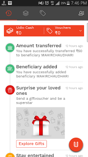 {*Live Again*}Askme Pay app - Get 25 Rs sign up Bonus + Bank transfer  or recharge using Udio app  MAR'16