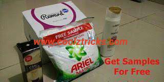 [*FREEBIE*] FREE SAMPLES TRICK - UNLIMITED SAMPLES OF P&G PRODUCTS EACH WORTH RS. 400- FREE SHIPPING + PROOF ADDED NOW-JAN'16