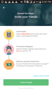 MagicPin App : Refer and Earn Upto Rs75/Refer - Get Free Recharge Amazon, BMS Vouchers