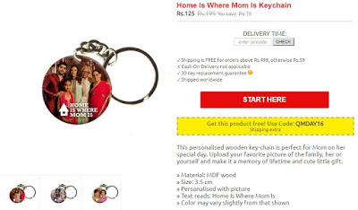 (*DEAL*)MOTHERS DAY DEAL : GET PERSONALISED KEYCHAIN FOR FREE