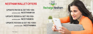 (*New*) Nestham Wallet Offers - Add Money to your Nestham Wallet and Get huge Cashback-Apr'16