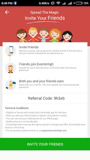 (*HOT*)EventsHigh App-Refer & Earn  Flipkart, Freecharge,Paytm or Amazon Gift Vouchers