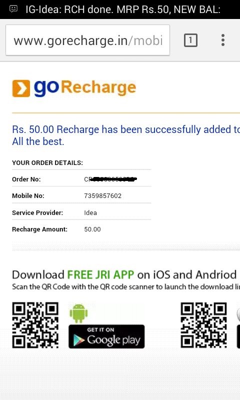 {Loot} Idea Users: Get Rs.50 Recharge by Paying just Rs.5 + Proof-May'16