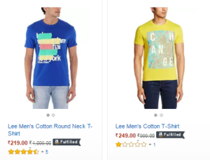 *Super Loot* Amazon Buy "Lee" Clothings For 80% Off (Start From Rs.200)