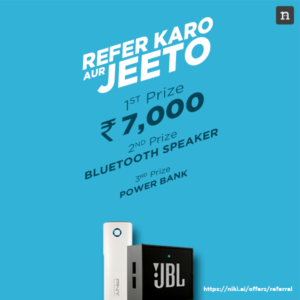 {*LOOT*} NIKI APP TRICK-REFER AND WIN PRIZES LIKE Rs 7000 cash, bluetooth speaker, power bank and more