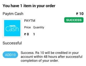 [Account Specific] Free Paytm Cash : Get Free Rs.10 Paytm Cash :