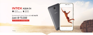 (Script)Trick to Buy Intex Aqua E4 4G VoLTE Phone in Rs.3333(sale@25 On Shopclues)
