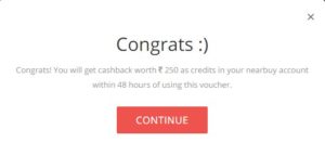(Loot) Nearbuy -Buy PVR/INOX Vouchers Of Rs.500 In Just Rs.200 (Tested)