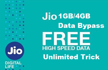 Jio Trick To Get High 4G Speed Even After 4GB/1GB Data Limit(Bypass Trick)