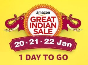 Amazon Great Indian Sale : Products Upto 80% Off (Jan 20-22)