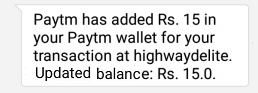 {*NEW*} Highway Delite App : Refer And Earn Free Paytm Cash (Rs.15/Refer)