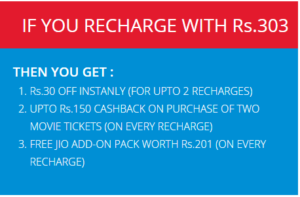 (BooM) Paytm Jio Offers -Recharge Jio 4G Pack & Get Free Benefits Of Rs.381