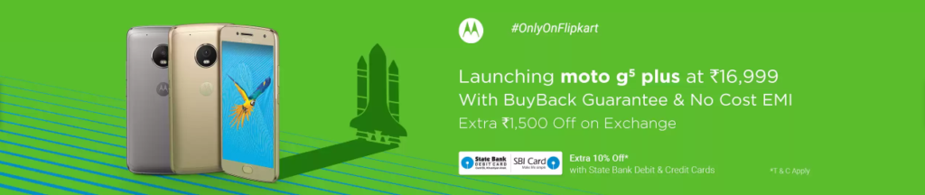 5 Reasons Why You Should Buy Moto G5 plus From Flipkart Now