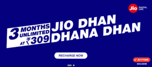 Jio Dhan Dhana Dhan Offer - Free Jio 4G Data for 84 Days For All Users