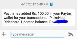 [Verified] PickNHop App - Rs.100 Free Paytm Cash By Referring Just 5 Friends