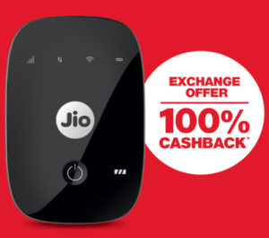 Buy JioFi With 100% Cashback In New Jio Offer - Full Details