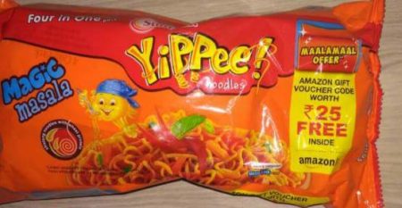 Yippee Noodles Amazon Offer - Free Rs.25 Amazon Gift Voucher