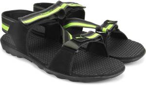 Flipkart- Buy Puma Black Sports Sandals at just Rs 390 only