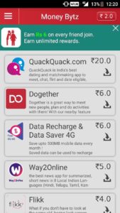 (Recharge Loot) Money Bytz App Refer & Earn Unlimited Free Recharge