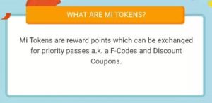 Mi RewardMi Game-Win Mi Reward Tokens & Convert it in Mi F-code & Vouchers