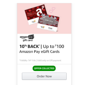 Amazon Pay Gift Card Offer