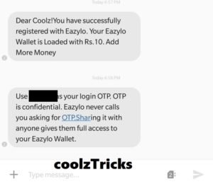 (Loot) Eazylo Loot -Free Rs.10 Recharge Instantly On Signup