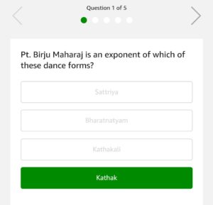 (All Answers) Amazon Dance Quiz- Answer & Win Free 6 Month Shopping