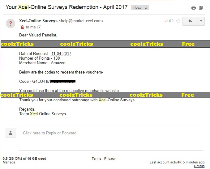 (Verified) Xcel-Online Survey Site