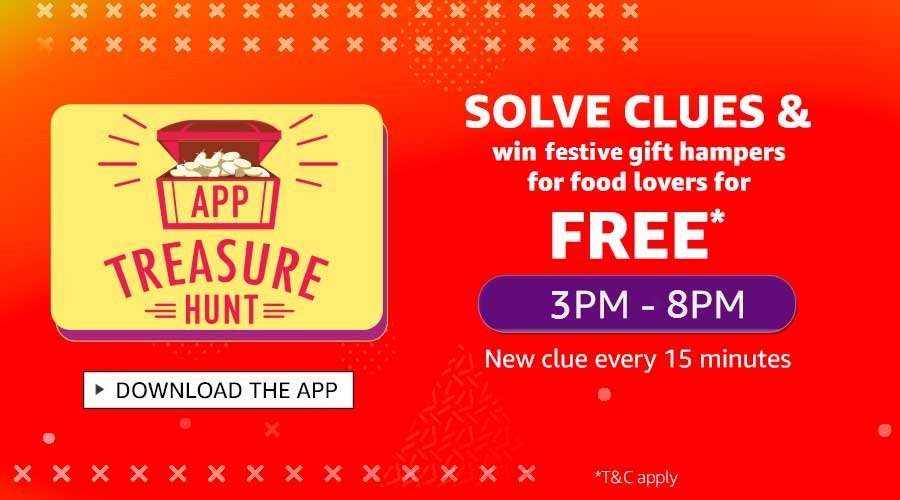 (All Answers) Amazon App Treasure Hunt 3rd Oct-Free Products Tricks