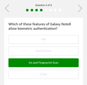 all answers amazon galaxy note 8 quiz answer win samsung galaxy