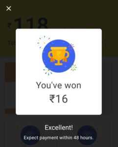 Google Tez Scratch Card