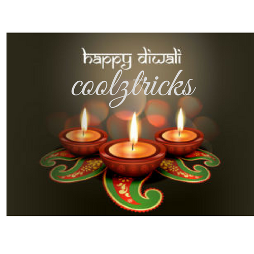 Happy Diwali to all From coolzTricks (+Giveaway)