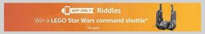 (All Answers) Amazon Children's Day Riddle Quiz – Answer & Win Lego star wars command shutter