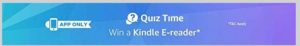(All Answers) Amazon Kindle Quiz-Answer & Win Kindle E-Reader