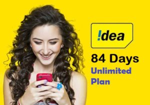 Idea 84 Days Unlimited 529 Plan-Unlimited Data+Voice Calling 84 Days