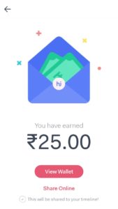 Hike Refer Rs.25