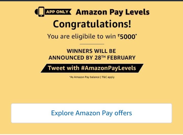 (All Answers)Amazon Pay level - Answer & win Rs 5000