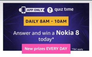 Amazon Nokia 8 Quiz
