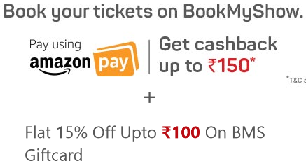 Bookmyshow-Get Upto Rs.250 Discount on Padmaavat Movie