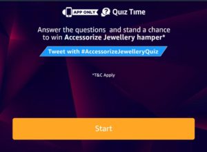(All Answers)Amazon Accessorize Quiz - Answers & Win Accessorize Jewellery Hamper 